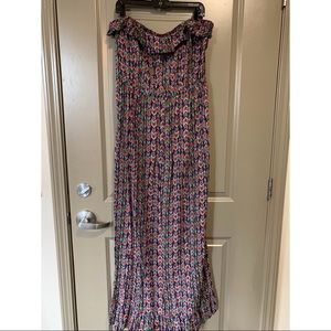 Plus size - off the shoulder - maxi dress